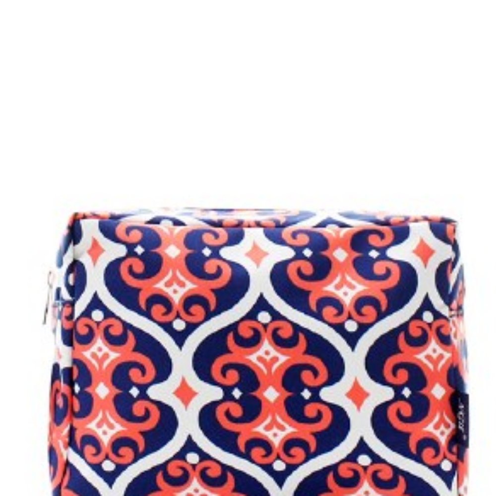 New Large canvas cosmetic makeup case/bag vine